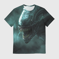 Футболка мужская Чужой в космосе, цвет: 3D-принт
