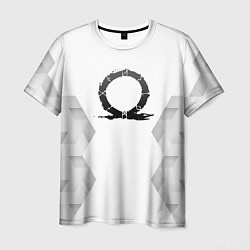 Футболка мужская God of War white poly, цвет: 3D-принт