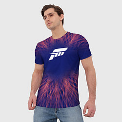 Футболка мужская Forza Horizon red energy, цвет: 3D-принт — фото 2