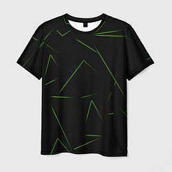 Футболка мужская Color green line, цвет: 3D-принт