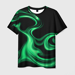 Футболка мужская Color green smoke, цвет: 3D-принт