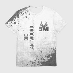 Футболка мужская Die Antwoord - white gradient вертикально, цвет: 3D-принт