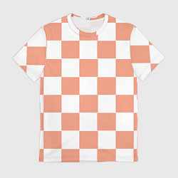 Мужская футболка Квадраты оранжевые