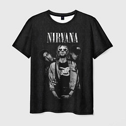 Футболка мужская Nirvana kurt krist dave, цвет: 3D-принт