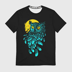 Футболка мужская Night owl, цвет: 3D-принт