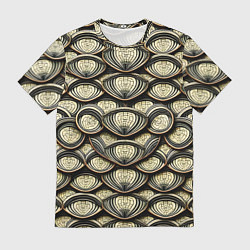 Футболка мужская Объемный египетский паттерн, цвет: 3D-принт