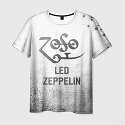 Футболка мужская Led Zeppelin - white gradient, цвет: 3D-принт