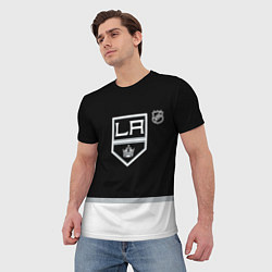 Футболка мужская Лос Анджелес Кингз хоккей, цвет: 3D-принт — фото 2