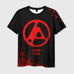 Футболка мужская Linkin Park 2024 - red gradient, цвет: 3D-принт