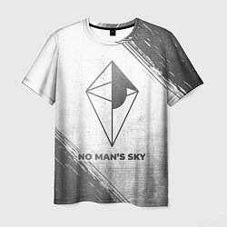 Футболка мужская No Mans Sky - white gradient, цвет: 3D-принт