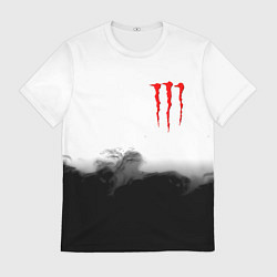 Футболка мужская Monster energy splash smoke, цвет: 3D-принт
