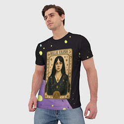 Футболка мужская Билли Айлиш в стиле Таро, цвет: 3D-принт — фото 2