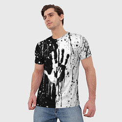 Футболка мужская Антиматерия подтеки, цвет: 3D-принт — фото 2