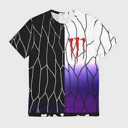 Футболка мужская Monster energy steel, цвет: 3D-принт