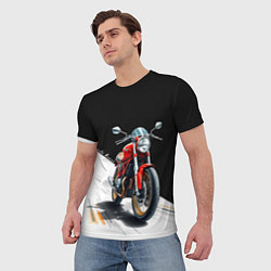 Футболка мужская Ducati Racer, цвет: 3D-принт — фото 2