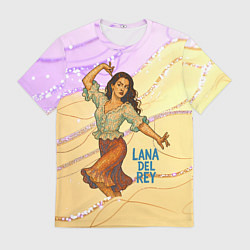 Футболка мужская Lana Del Rey танцует, цвет: 3D-принт