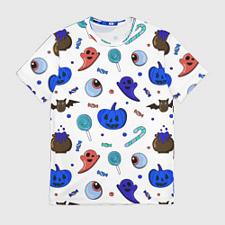 Футболка мужская Halloween white, цвет: 3D-принт