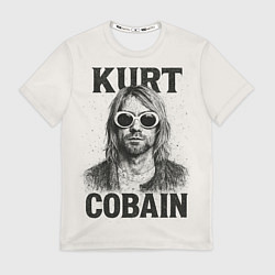 Футболка мужская Kurt Cobain - grunge-art, цвет: 3D-принт
