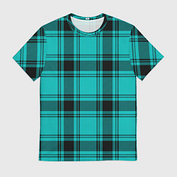 Футболка мужская Checkered blue, цвет: 3D-принт