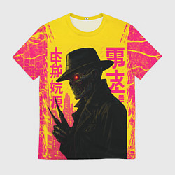 Футболка мужская Фредди Крюгер - киберпанк, цвет: 3D-принт
