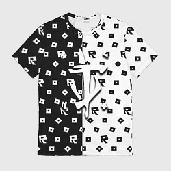 Мужская футболка Doom x roblox pattern