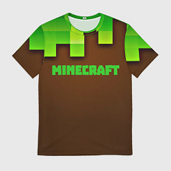 Футболка мужская Minecraft forever, цвет: 3D-принт