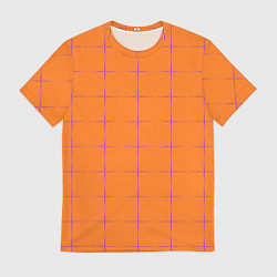 Футболка мужская Color orange stripe, цвет: 3D-принт