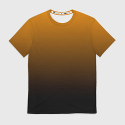 Футболка мужская Orange gradient, цвет: 3D-принт