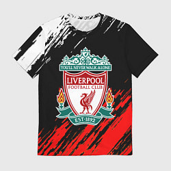 Футболка мужская Арсенал краски текстура, цвет: 3D-принт