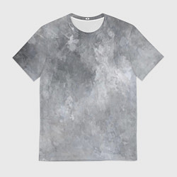 Футболка мужская Абстракция - light gray haze, цвет: 3D-принт