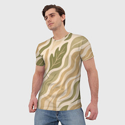 Футболка мужская Листопад, цвет: 3D-принт — фото 2