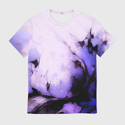 Мужская футболка Взрывной индиго светлый