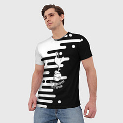 Футболка мужская Тоттенхэм Хотспур геометрия, цвет: 3D-принт — фото 2