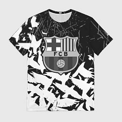 Футболка мужская Barcelona черно белые птицы, цвет: 3D-принт