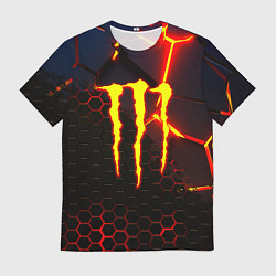 Футболка мужская Monster energy броня краски, цвет: 3D-принт