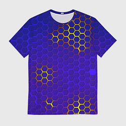 Футболка мужская Оптическая броня железного человека, цвет: 3D-принт