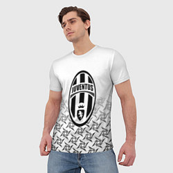 Футболка мужская Ювентус паттерн ниндзя, цвет: 3D-принт — фото 2