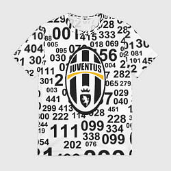 Футболка мужская Ювентус числа, цвет: 3D-принт