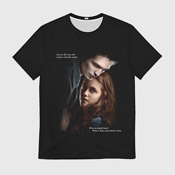 Футболка мужская Белла и Эдвард: lion fell in love with the lamb me, цвет: 3D-принт