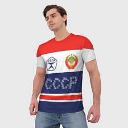 Футболка мужская Символика и знаки СССР, цвет: 3D-принт — фото 2