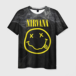 Футболка мужская Nirvana Smoke, цвет: 3D-принт