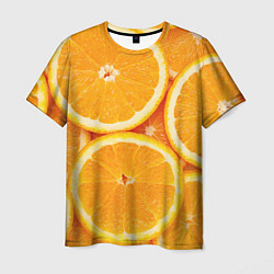 Футболка мужская Апельсин, цвет: 3D-принт