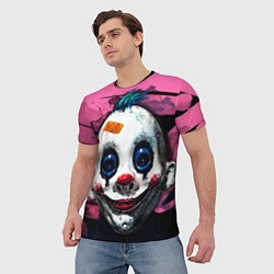 Футболка мужская Клоун, цвет: 3D-принт — фото 2