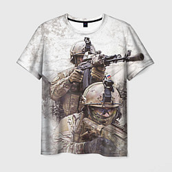 Футболка мужская ФСБ Альфа, цвет: 3D-принт