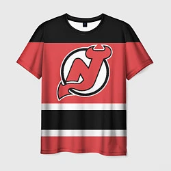 Футболка мужская New Jersey Devils, цвет: 3D-принт