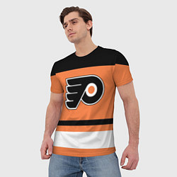 Футболка мужская Philadelphia Flyers, цвет: 3D-принт — фото 2