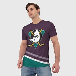Футболка мужская Anaheim Ducks Selanne, цвет: 3D-принт — фото 2