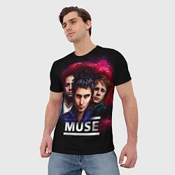 Футболка мужская Muse Band, цвет: 3D-принт — фото 2