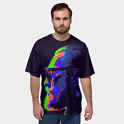 Футболка оверсайз мужская McGregor Neon, цвет: 3D-принт — фото 2