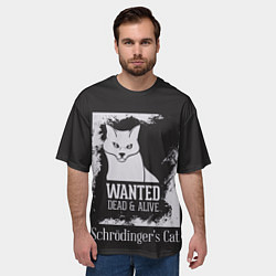 Футболка оверсайз мужская Wanted Cat, цвет: 3D-принт — фото 2